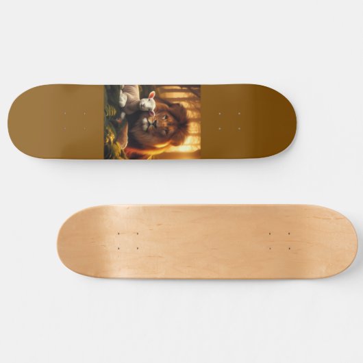 LION & LAMB SKATEBOARD DECK (Horizontaal)