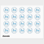Lion League ronde stickers (Vel)