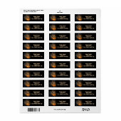 Lion Leo Return Address Labels (Full Sheet)