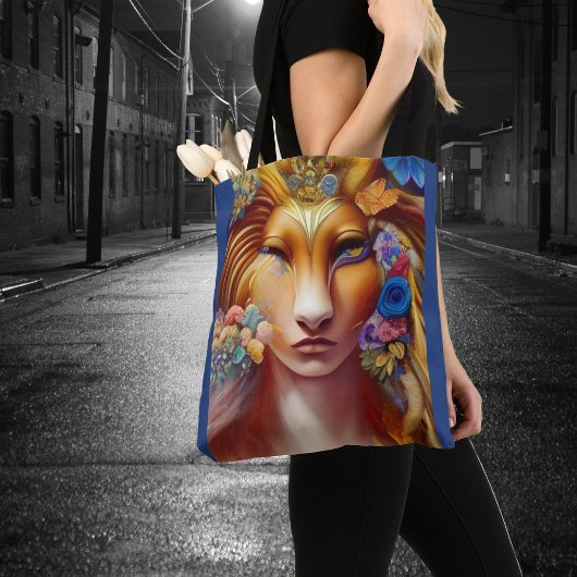 Lion Leo Spirit Girls Fantasy Tote Bag