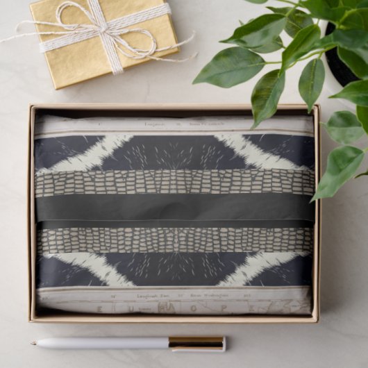 Lion Leopard Zebra Africa  Map Decoupage Tissuepapier (Geschenk)