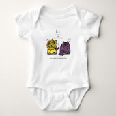Lion & Lhasa Apso baby bodysuit (Voorkant)