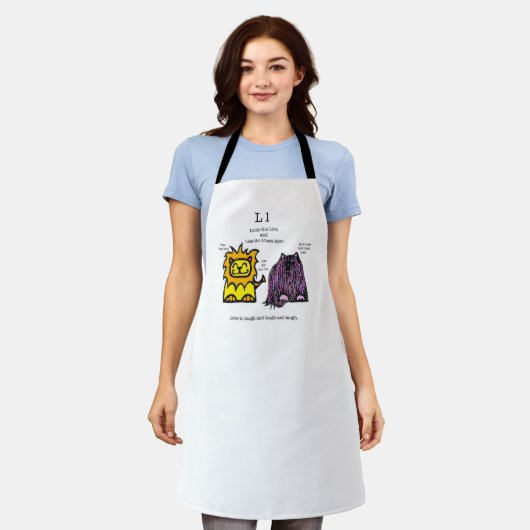 Lion & Lhasa Apso Schort (Gedragen)