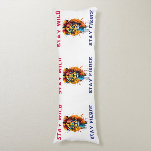 Lion Lichaamskussen (Voorkant Verticaal)