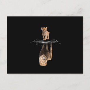 Lion Life Lion Love King Lion Aankondigingskaart