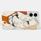 Lion Line Majesty Case-Mate iPhone Case (Achterkant (horizontaal))