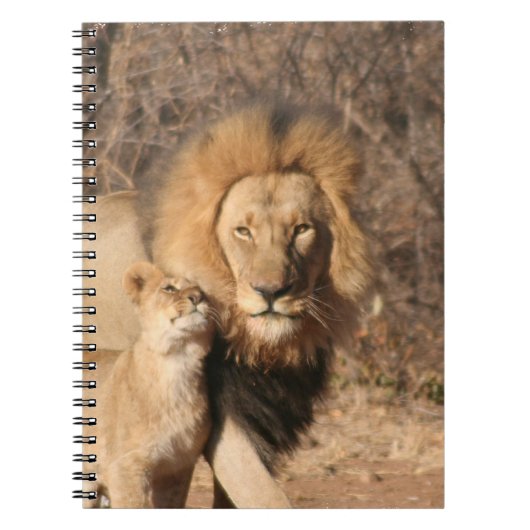 Lion & Lion Cub-laptop Notitieboek (Voorkant)