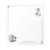 Lion Lioness Lead with Strength & Clarity Notitieblok (Voorkant)