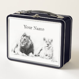 Lion & Lioness lunchbox – Aangepast cadeau
