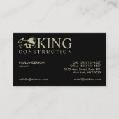 Lion Logo Professional Visitekaartje (Voorkant)