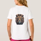 Lion logo voor t shirten ontwerp t-shirt (Achterkant)
