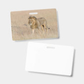 Lion lopen badge (Voor- en achterkant)