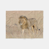 Lion lopen fleece deken (Voorkant (Horizontaal))