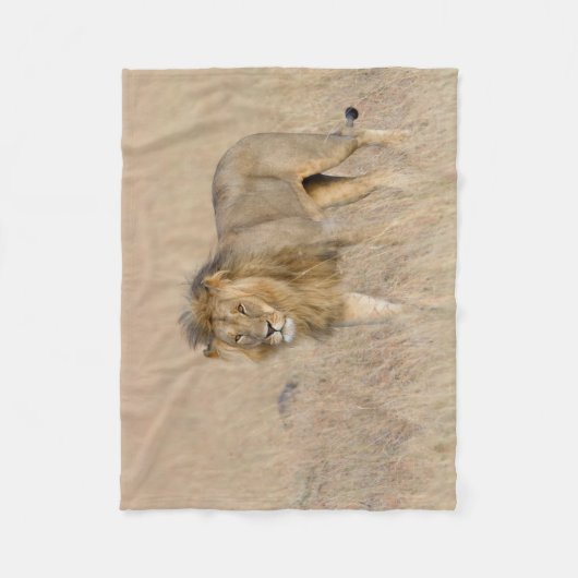 Lion lopen fleece deken (Voorkant)