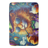 Lion/Louisiana Mardi Gras Badmat (Voorkant Verticaal)