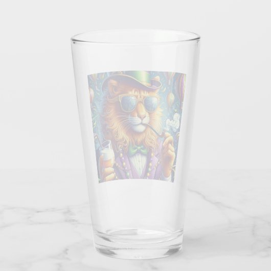 Lion/Louisiana Mardi Gras Glas (Achterkant)