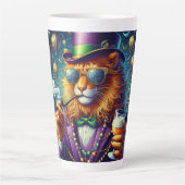 Lion/Louisiana Mardi Gras Latte Mok (Voorkant)