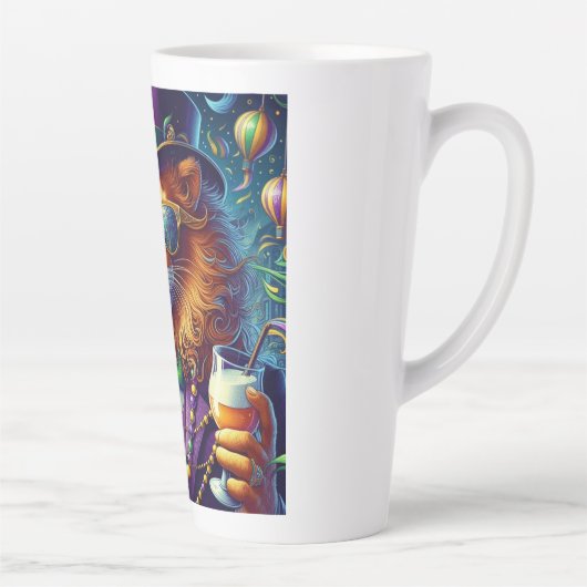 Lion/Louisiana Mardi Gras Latte Mok (Rechts)