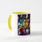 Lion/Louisiana Mardi Gras Mok (Voorkant links)