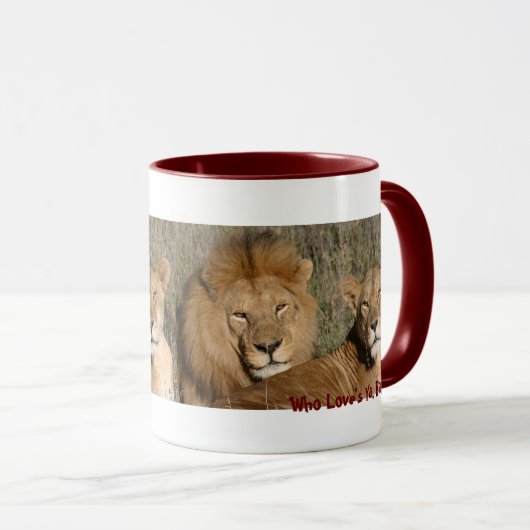 Lion Love - Mok (Voorkant rechts)