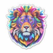 Lion Love Schattige Stickers voor fans (Voorkant)
