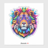 Lion Love Schattige Stickers voor fans (Vel)
