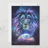 Lion Lovely Lion Bedankkaart (Voorkant)