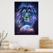 Lion Lovely Lion Poster (Keuken)