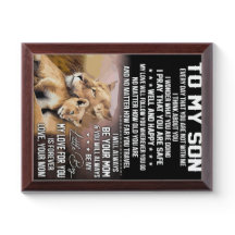 Lion Lover aan mijn zoon Lion