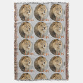 Lion Lover Art Deken (Voorkant Verticaal)