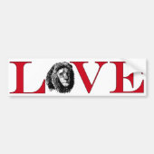 Lion Lover Bumpersticker (Voorkant)