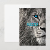 Lion Lover Succes is mijn enige optie Bedankkaart (Voorkant / Achterkant)