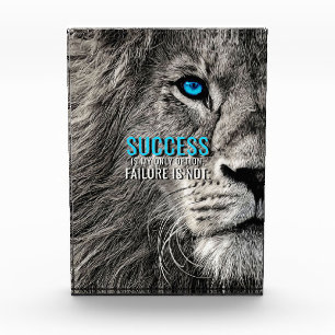 Lion Lover Succes is mijn enige optie Fotoblokken
