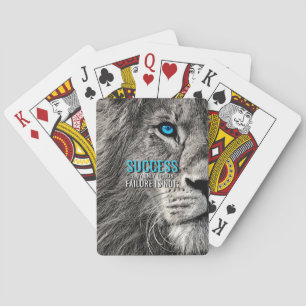 Lion Lover Succes is mijn enige optie Pokerkaarten