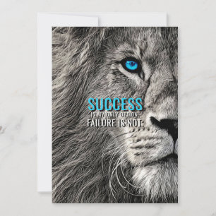 Lion Lover Succes is mijn enige optie Save The Date
