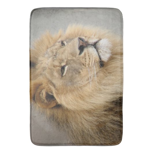 Lion Lovers Art Badmat (Voorkant Verticaal)