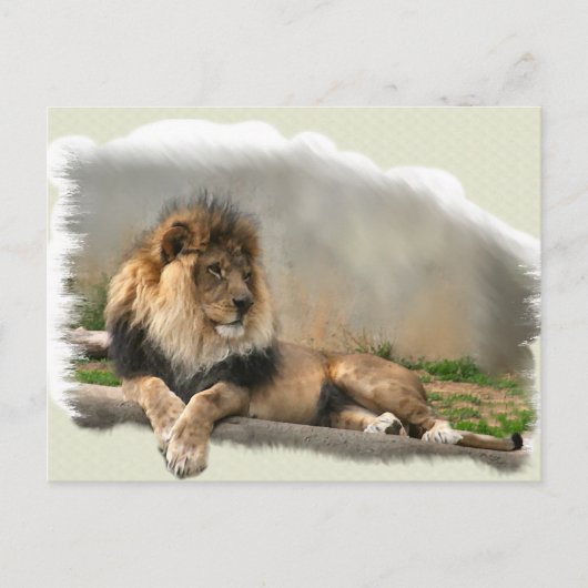 Lion Lovers Art Gifts Briefkaart (Voorkant)