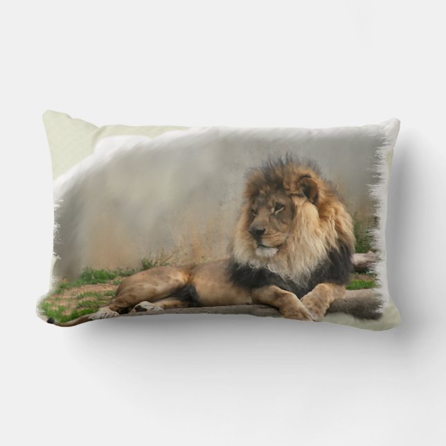 Lion Lovers Art Gifts Kussen (Voorkant)