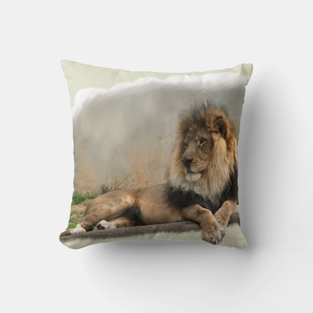 Lion Lovers Art Gifts Kussen (Voorkant)