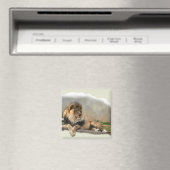 Lion Lovers Art Gifts Magneet (Insitu (Vaatwasser))