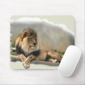 Lion Lovers Art Gifts Muismat (Met muis)