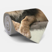 Lion Lovers Art Gifts Stropdas (Opgerold)