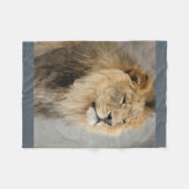Lion Lovers Gifts Fleece Deken (Voorkant (Horizontaal))