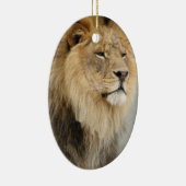 Lion Lovers kerstversiering Keramisch Ornament (Rechts)
