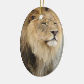 Lion Lovers kerstversiering Keramisch Ornament (Links)