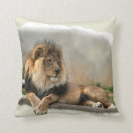 Lion Lovers King of the Oerwoud Kussen