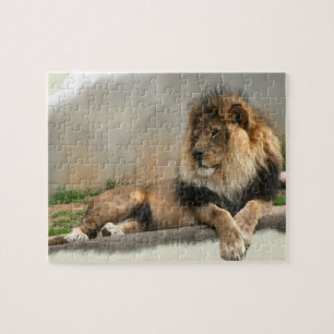 Lion Lovers King of the Oerwoud Legpuzzel
