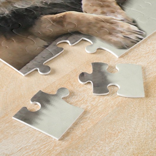 Lion Lovers King of the Oerwoud Legpuzzel (Zijkant)