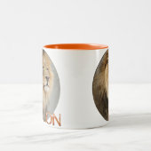 Lion Lovers King of the Oerwoud Tweekleurige Koffiemok (Center)