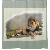 Lion Lovers Oerwoud Douchegordijn (Voorkant)